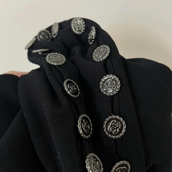 Authentic ChanelJump Suit 36 CUTE Parker summer ☀️envelope with ex fabric/button - Picture 2 of 11